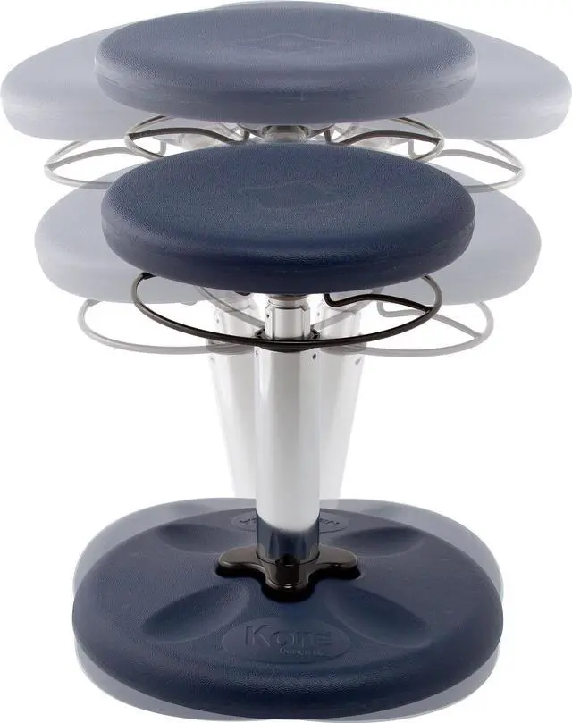 Alt view image 5 of 9 - Kore Design KOR3104 (14" - 19") Kids Adjustable Standard Wobble Chair, Dark Blue