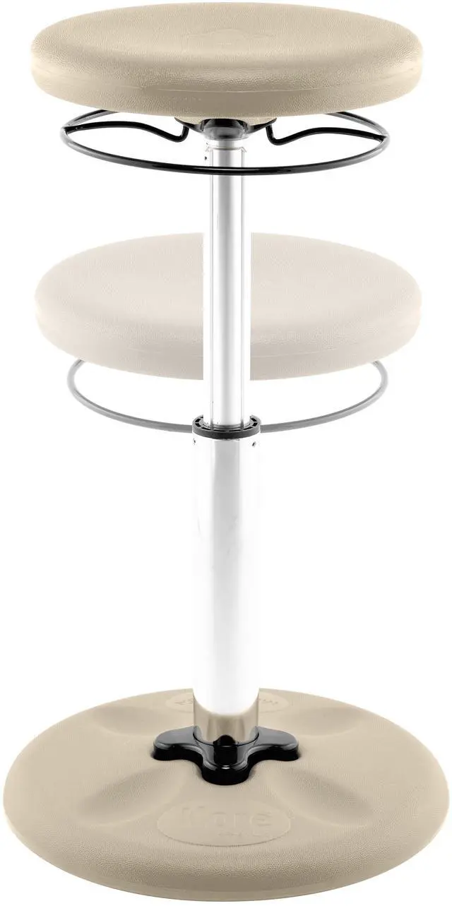 Alt view image 4 of 7 - Kore Design Kids Adjustable Tall Wobble Chair 16.5-24", Sand Dollar