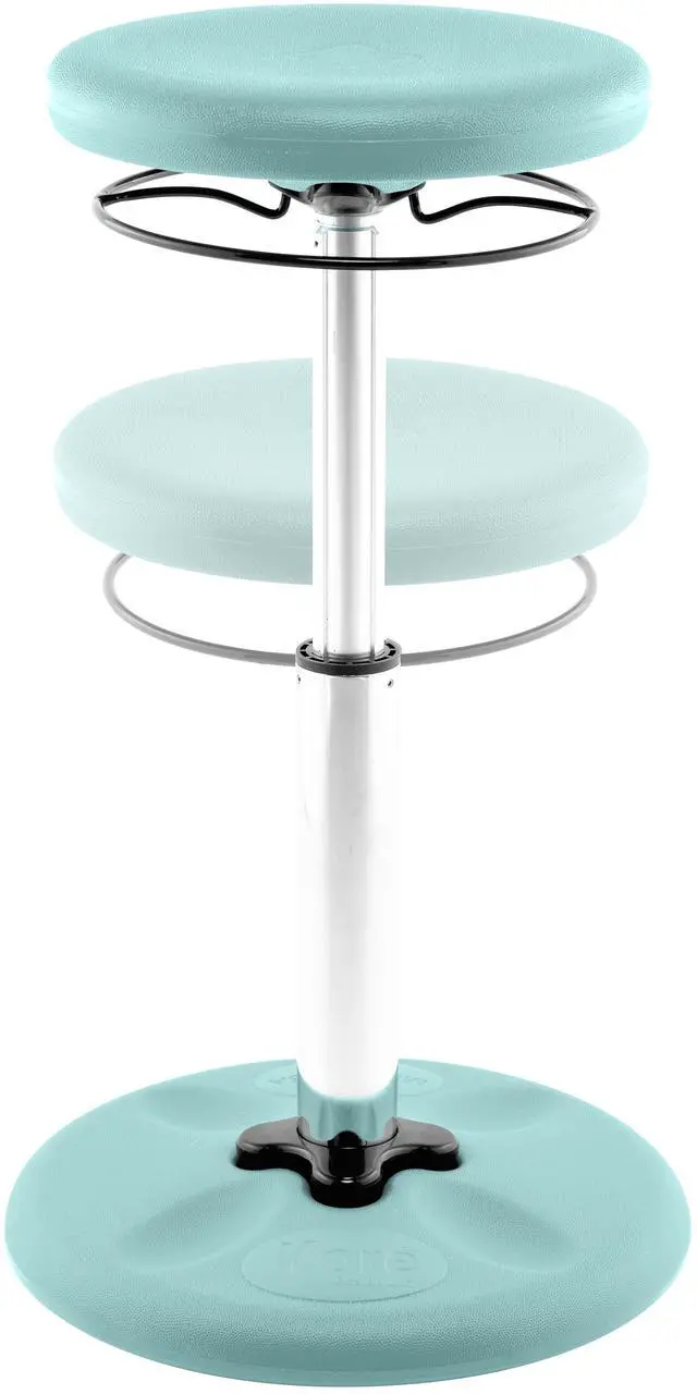 Alt view image 4 of 7 - Kore Design Kids Adjustable Tall Wobble Chair 16.5-24", Teal
