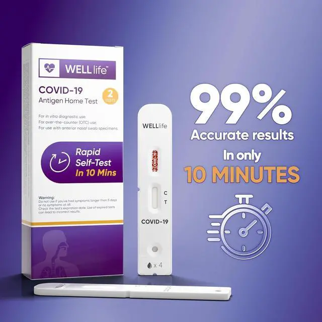 Alt view image 3 of 7 - WELL life COVID-19 Antigen Home Test 1-pack