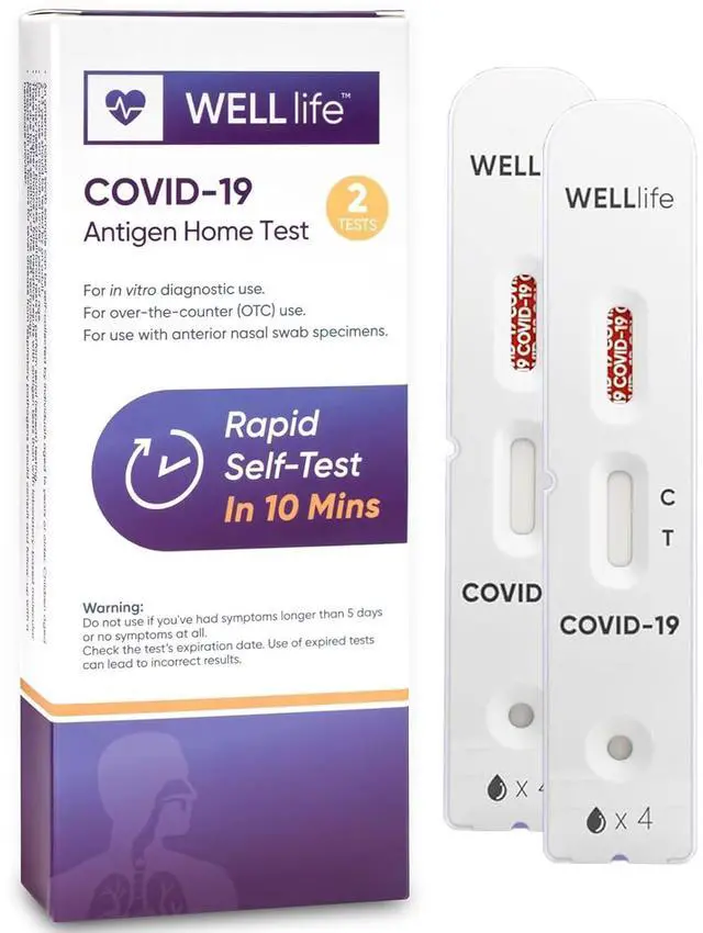 Main image of WELL life COVID-19 Antigen Home Test 2-pack