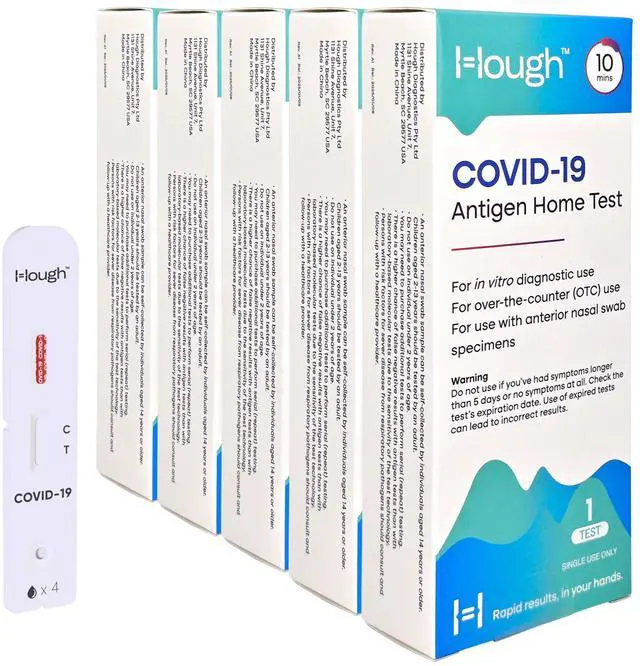 Main image of Hough COVID-19 Antigen Home Test 5-pack