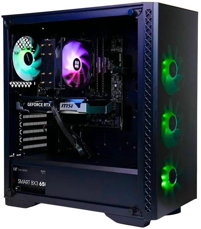 Alt view image 5 of 7 - AMD RYZEN 7 5700 - RTX 5060 Ti - 32 GB RAM DDR 4 - 1 TB SSD - Windows 11 PRO - Wifi - Free Keyboard Mouse