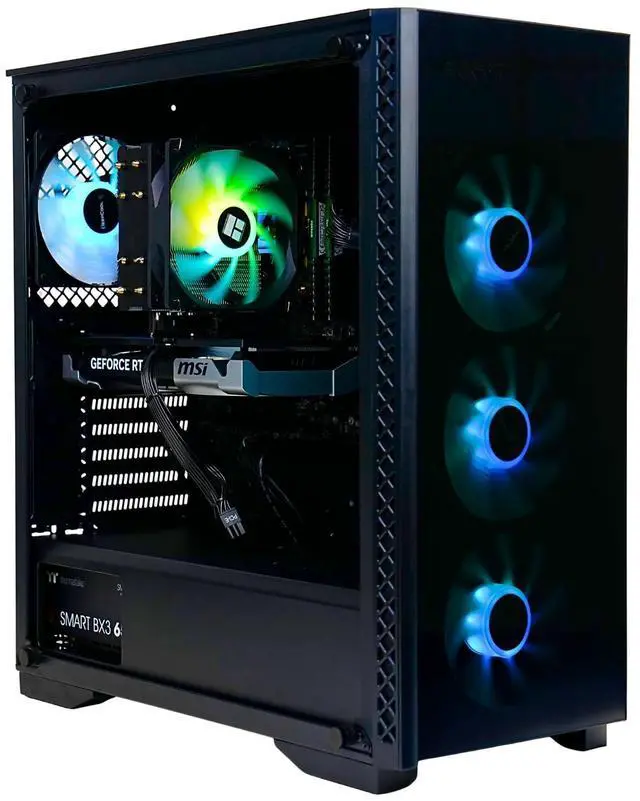 Alt view image 4 of 7 - AMD RYZEN 7 5700 - RTX 5060 Ti - 32 GB RAM DDR 4 - 2 TB SSD - Windows 11 PRO - Wifi - Free Keyboard Mouse