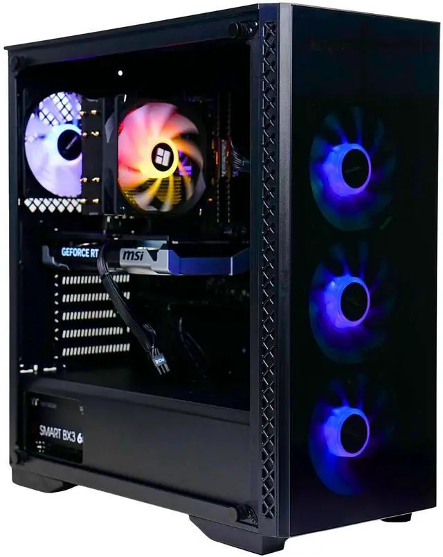 Alt view image 2 of 7 - AMD RYZEN 7 5700 - RTX 5060 Ti - 32 GB RAM DDR 4 - 2 TB SSD - Windows 11 PRO - Wifi - Free Keyboard Mouse