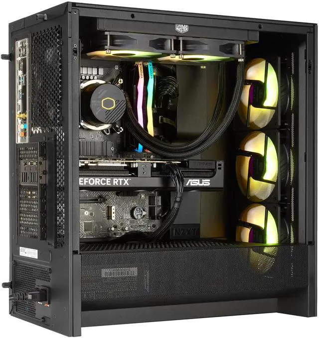 Alt view image 4 of 7 - AMD Ryzen 7 9700X - RTX 5070 - 32 GB RAM DDR 5 - 2TB SSD - Windows 11 PRO - Wifi - Keyboard Mouse