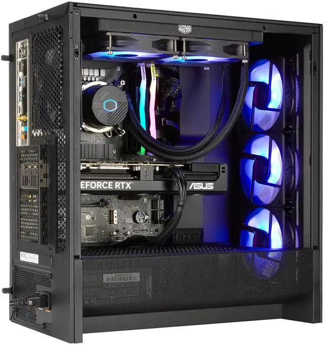 Alt view image 6 of 7 - AMD Ryzen 7 9700X - RTX 5070 - 32 GB RAM DDR 5 - 2TB SSD - Windows 11 PRO - Wifi - Keyboard Mouse