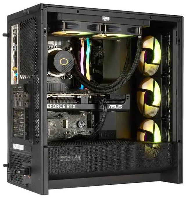 Alt view image 5 of 6 - Techwhiz Vortex Xtreme Gaming PC - Intel Core i7 14th Gen - RTX 5070 Ti - 32GB DDR5 - 2TB NVMe SSD - Windows 11 Pro - WiFi
