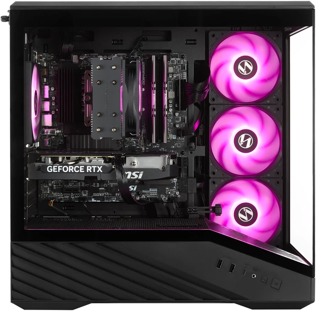 Alt view image 6 of 7 - AMD RYZEN 7 5700 - RTX 5060 Ti - 32GB RAM DDR4 - 1TB SSD - Windows 11 PRO - Wifi