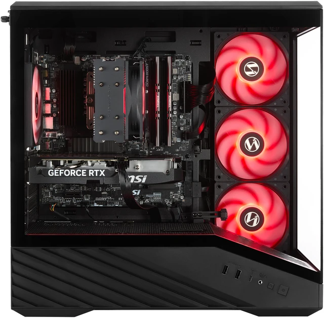 Alt view image 7 of 7 - AMD RYZEN 7 5700 - RTX 5060 Ti - 32GB RAM DDR4 - 1TB SSD - Windows 11 PRO - Wifi