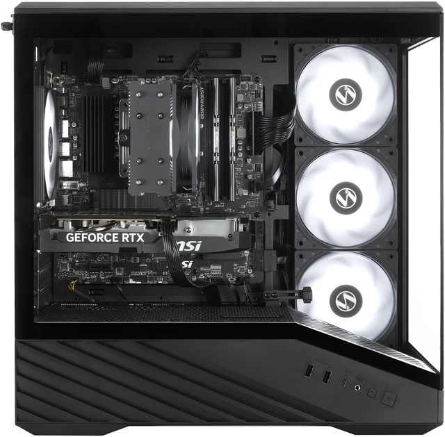 Alt view image 4 of 6 - AMD RYZEN 7 5700 - RTX 5060 Ti - 32GB RAM DDR 4 - 2TB SSD - Windows 11 PRO - Wifi