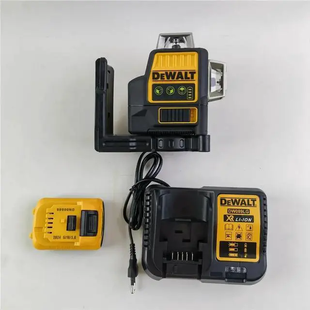 Alt view image 6 of 7 - DeWalt 12V MAX Cordless - Green Line Laser 3 x 360  Professional Laser Level (Laser + battery + charger) DW089LG