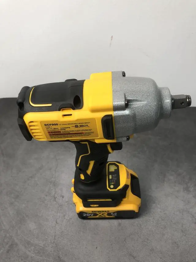 Alt view image 4 of 6 - DEWALT  20V MAX Cordless Impact Wrench, 1/2 in, impact wrench & Batteries & Chargers (DCF900)