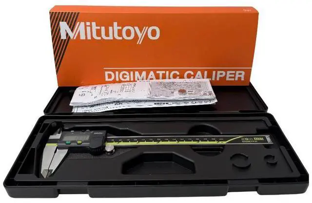 Alt view image 3 of 6 - Mitutoyo® Digital Caliper 500-197-30 - 0-8"/0-200mm Range, 0.0005"/0.01mm Resolution, LCD Display, Stainless Steel