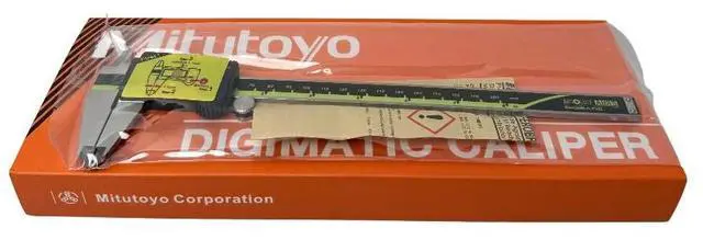 Alt view image 4 of 6 - Mitutoyo® Digital Caliper 500-197-30 - 0-8"/0-200mm Range, 0.0005"/0.01mm Resolution, LCD Display, Stainless Steel