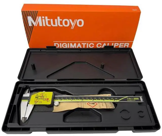 Alt view image 5 of 6 - Mitutoyo® Digital Caliper 500-197-30 - 0-8"/0-200mm Range, 0.0005"/0.01mm Resolution, LCD Display, Stainless Steel