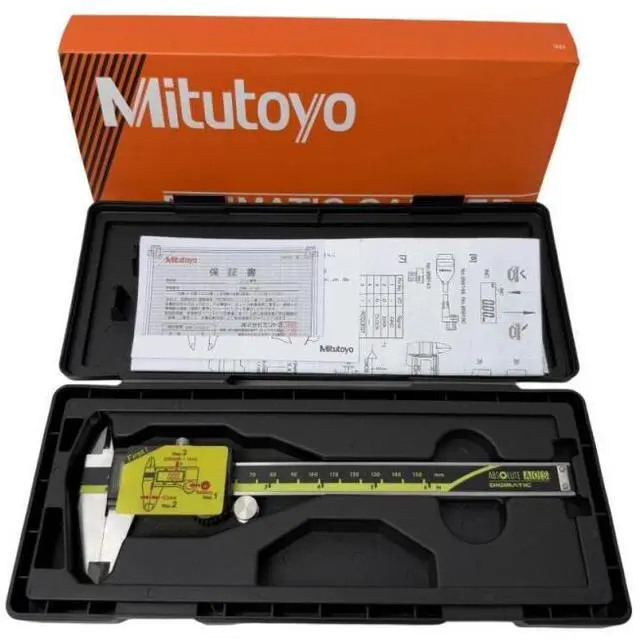 Alt view image 5 of 6 - Mitutoyo® Digital Caliper 500-196-30 - 0-6"/0-150mm Range, 0.0005"/0.01mm Resolution, LCD Display, Stainless Steel