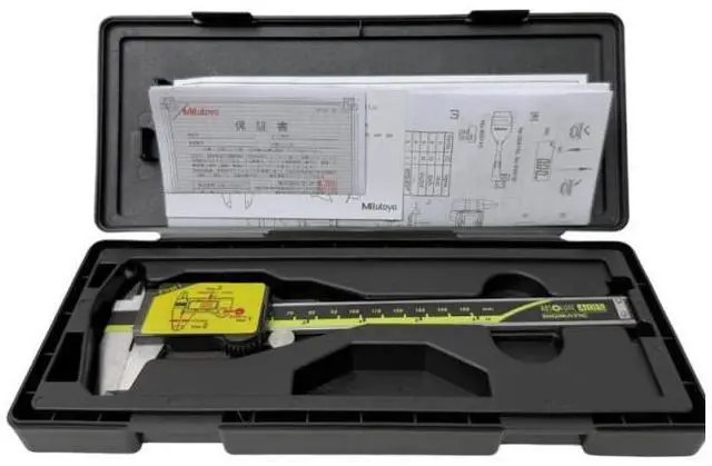 Alt view image 2 of 6 - Mitutoyo® Digital Caliper 500-196-30 - 0-6"/0-150mm Range, 0.0005"/0.01mm Resolution, LCD Display, Stainless Steel