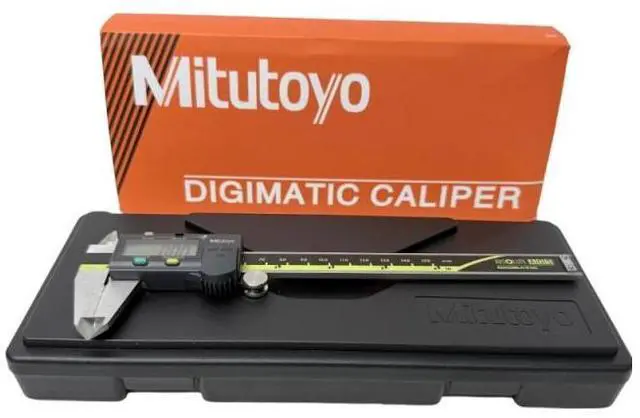 Alt view image 6 of 6 - Mitutoyo® Digital Caliper 500-196-30 - 0-6"/0-150mm Range, 0.0005"/0.01mm Resolution, LCD Display, Stainless Steel