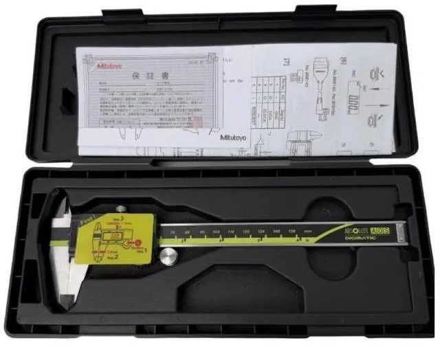 Alt view image 4 of 6 - Mitutoyo® Digital Caliper 500-196-30 - 0-6"/0-150mm Range, 0.0005"/0.01mm Resolution, LCD Display, Stainless Steel