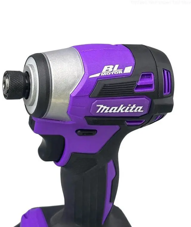 Alt view image 4 of 5 - Makita® 18V LXT DTD173  Cordless Impact Driver - Brushless Motor, Tools Only (Purple)