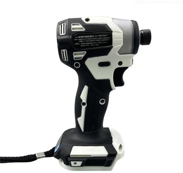 Alt view image 6 of 6 - Makita® 18V LXT DTD173  Cordless Impact Driver - Brushless Motor, Tools Only (White)