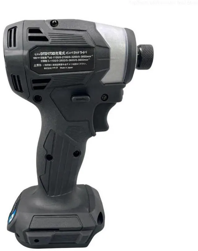 Alt view image 3 of 6 - Makita® 18V LXT DTD173  Cordless Impact Driver - Brushless Motor, Tools Only (Black)