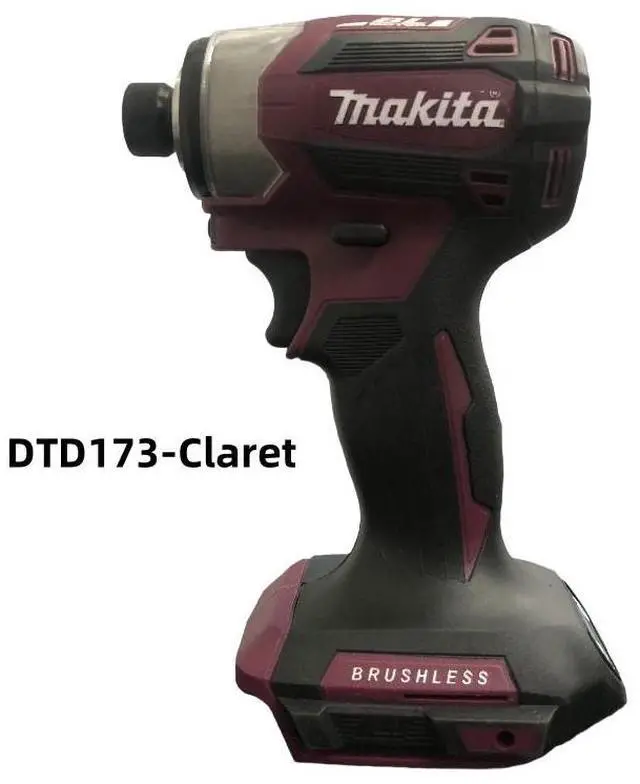 Alt view image 4 of 7 - Makita® 18V LXT DTD173  Cordless Impact Driver - Brushless Motor, Tools Only (Claret)