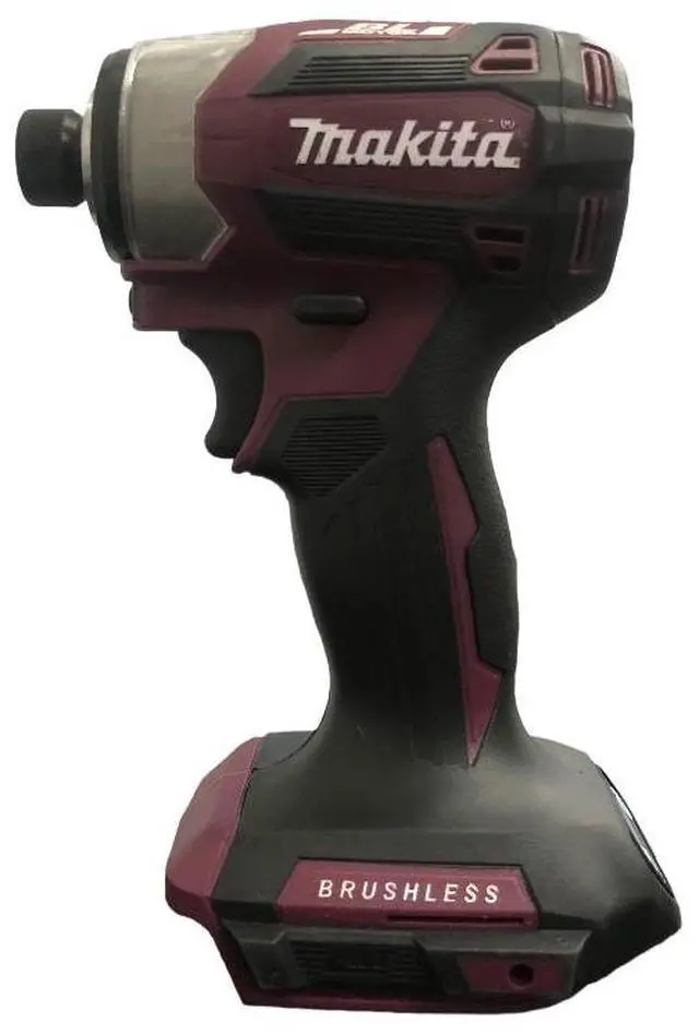 Alt view image 5 of 7 - Makita® 18V LXT DTD173  Cordless Impact Driver - Brushless Motor, Tools Only (Claret)
