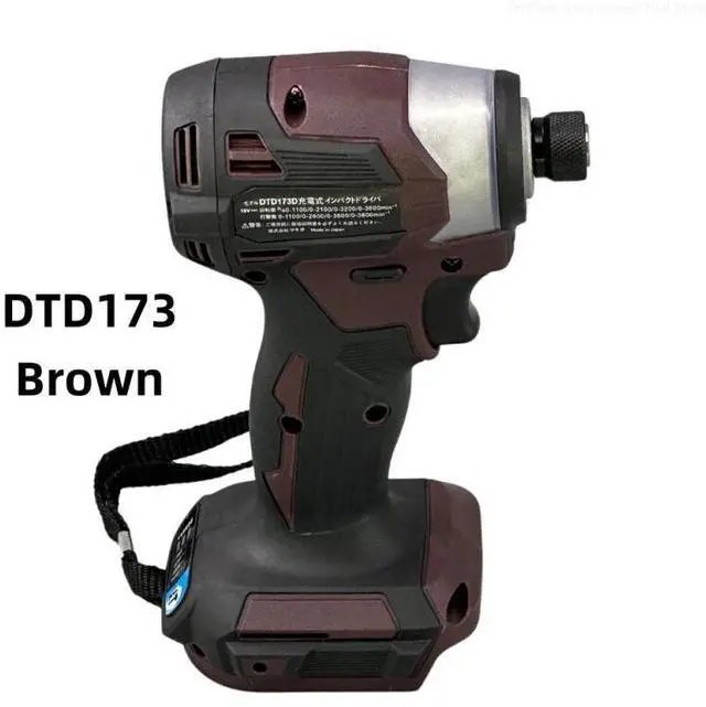 Alt view image 3 of 6 - Makita® 18V LXT DTD173  Cordless Impact Driver - Brushless Motor, Tools Only (Brown)