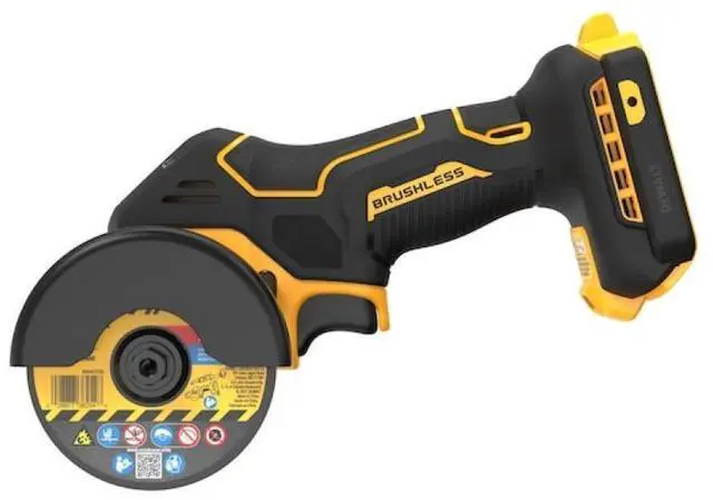 Alt view image 5 of 6 - DEWALT® DCS438 20V MAX XR Brushless 3-in-1 Cut Off Tool  Tackles Tough Materials, with Connected LED Work Light (Includes Cutting Machine, Battery & Charger)