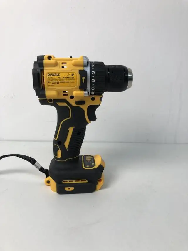 Alt view image 3 of 6 - DeWALT® 20V Brushless Impact Drill DCD805 - Cordless 1/2-inch Chuck, Stepless Speed Control - Rechargeable Power Tool (Electric drill+Battery+Charger)