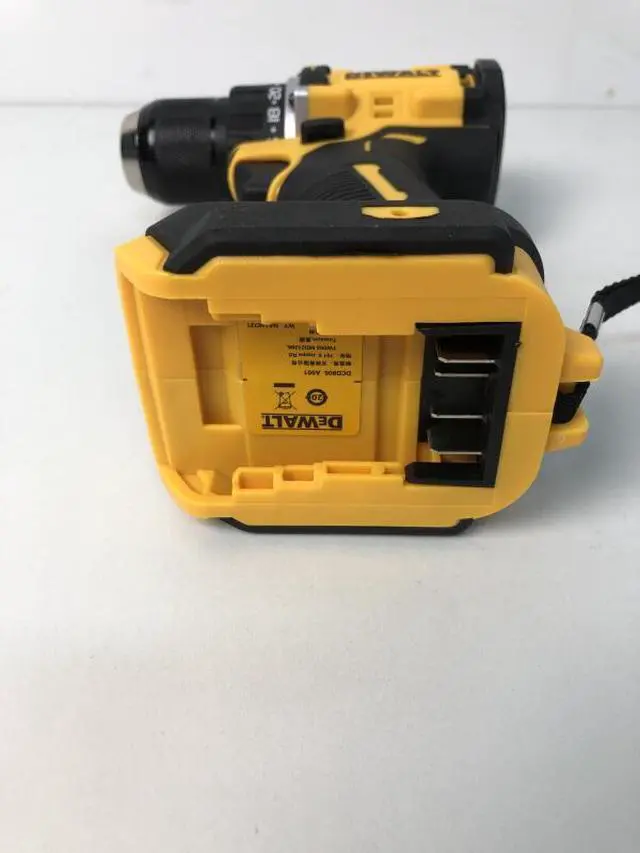 Alt view image 6 of 6 - DeWALT® 20V Brushless Impact Drill DCD805 - Cordless 1/2-inch Chuck, Stepless Speed Control - Rechargeable Power Tool (Electric drill+Battery+Charger)