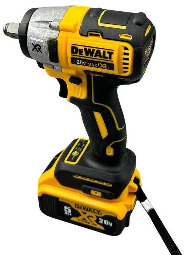 Alt view image 3 of 5 - DEWALT® DCF880 20V Brushless Cordless Impact Wrench: 203Nm Power, LED Light Ring, Lithium Battery Rechargeable (Impact wrench + Battery + Charger)