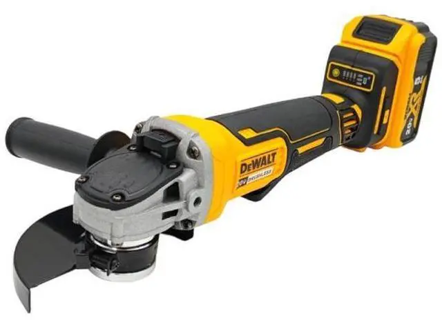 Alt view image 4 of 6 - DeWalt® DCG406 Cordless Angle Grinder, 20V High Performance  125mm, Perfect for Cutting & Polishing (Includes battery and charger)