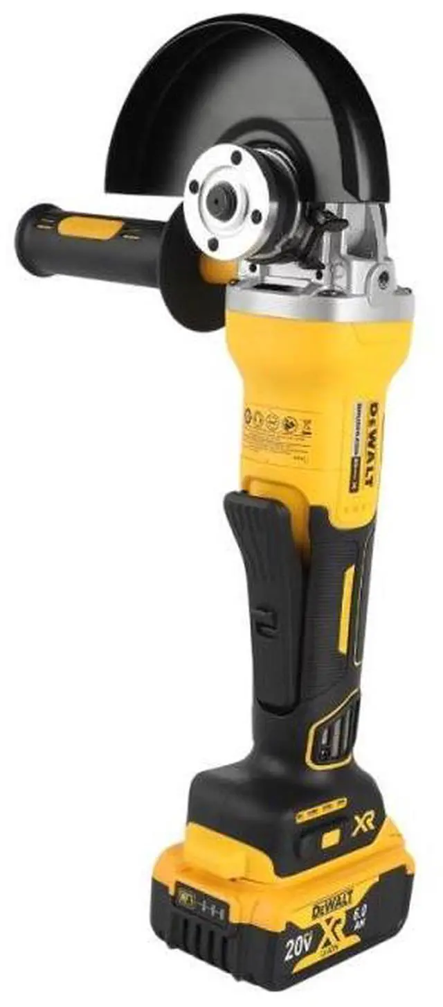 Alt view image 2 of 6 - DeWalt® DCG406 Cordless Angle Grinder, 20V High Performance  125mm, Perfect for Cutting & Polishing (Includes battery and charger)
