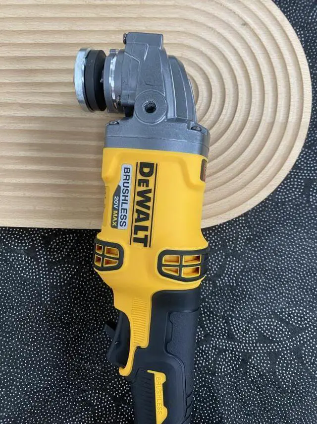 Alt view image 4 of 7 - DEWALT® DCG414 20V Professional Brushless Cordless Angle Grinder - 125mm, Portable Cutting Machine (Battery & Charger Included)