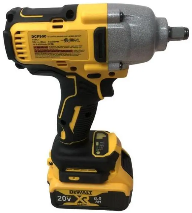 Alt view image 4 of 7 - DEWALT® DCF900 20V MAX Brushless Impact Wrench (1/2-Inch Drive, High-Torque) - Includes charger and battery | For Construction, Auto Repair