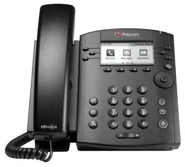 Alt view image 2 of 2 - Polycom VVX 310 (2200-46161-025) 6-line Entry-Level Business Media Phone with Gigabit Ethernet
