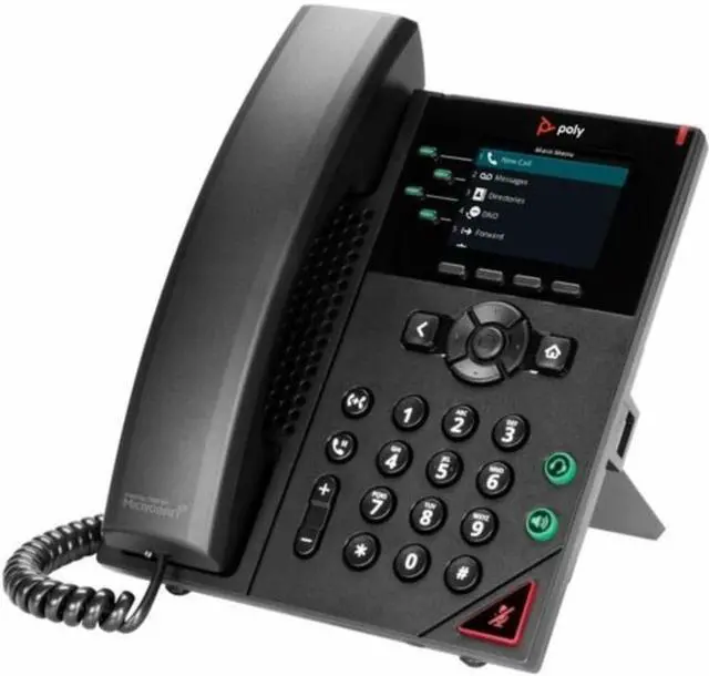 Alt view image 6 of 8 - Polycom VVX 250 4-Line IP Phone, Part# 2200-48820-025