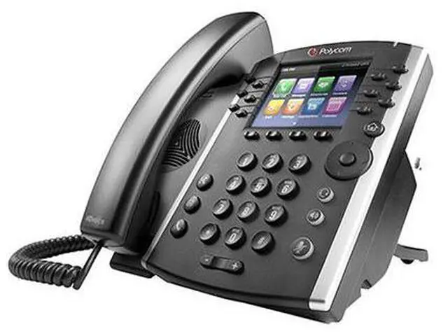 Alt view image 5 of 6 - Polycom VVX 410 (2200-46162-025) 12-line Mid-Range Business Media Phone
