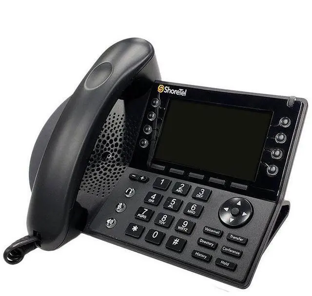 Alt view image 2 of 2 - shoretel ip 485g (10436) gigabit color display phone (renewed)