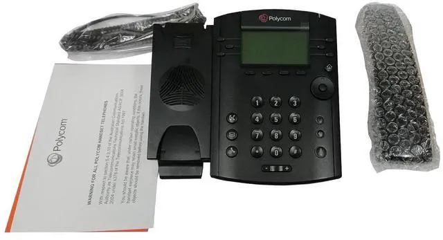 Alt view image 5 of 9 - Polycom VVX 301 (2200-48350-019) Skype for Business Media Phones, PoE