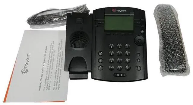 Alt view image 9 of 9 - Polycom VVX 301 (2200-48350-019) Skype for Business Media Phones, PoE