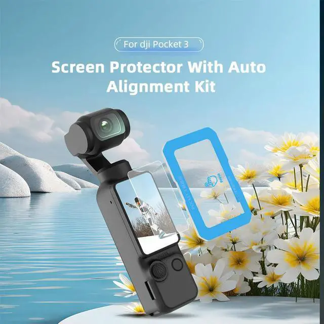 Alt view image 2 of 3 - 2pcs Tempered Glass Screen Protector Ultra HD Screen Tempered Film Scratch Resistant Clear Protective Film for Osmo Pocket 3