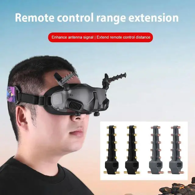 Alt view image 3 of 3 - 2pcs Antenna Signal Booster Copper Remote Controller Yagi Antenna Signal Strengthened Drone Extender Accessory for FINI X8 MINI