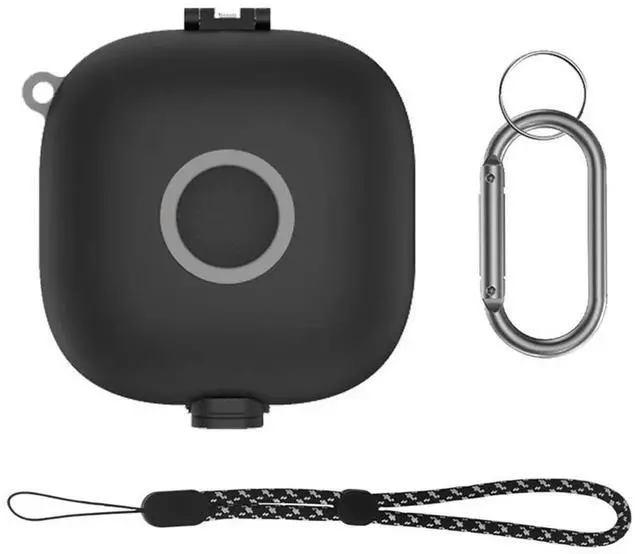 Main image of TPU+PC Headphone Case Cover Switch Lock Earphone Headphones Full Cover with Carabiner Lanyard Shock Absorption for Beats Fit Pro