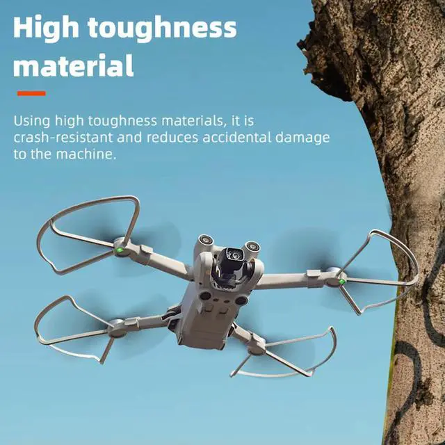 Alt view image 3 of 3 - Propeller Blade Guard Quick Release Propeller Protector Blade Bumper Compression Resistance Drone Accessories for Mini 3 Pro