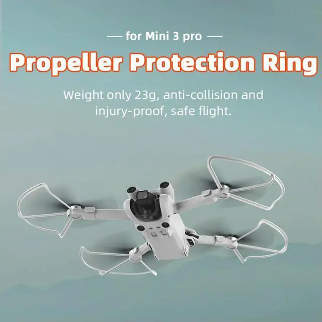 Alt view image 2 of 3 - Propeller Blade Guard Quick Release Propeller Protector Blade Bumper Compression Resistance Drone Accessories for Mini 3 Pro