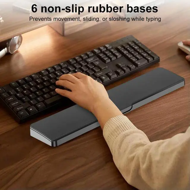 Alt view image 3 of 3 - Keyboard Wrist Rest with Case Wrist Support Desktop Box for Gaming Computer Laptop Office